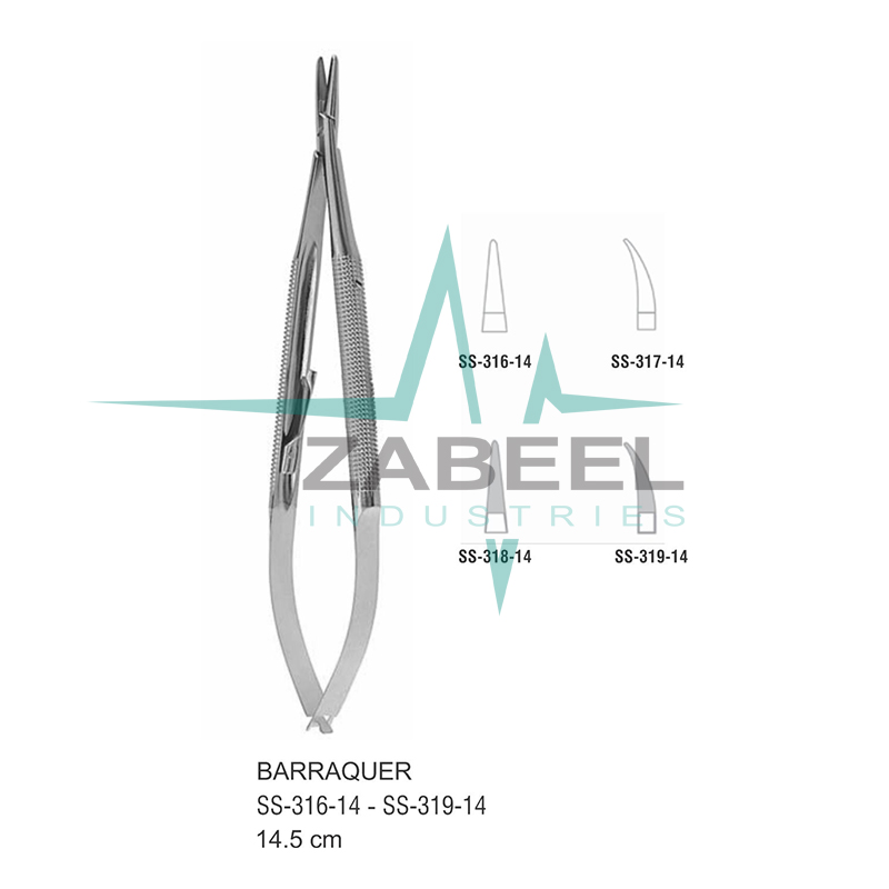 Barraquer Needle Holder Zabeel