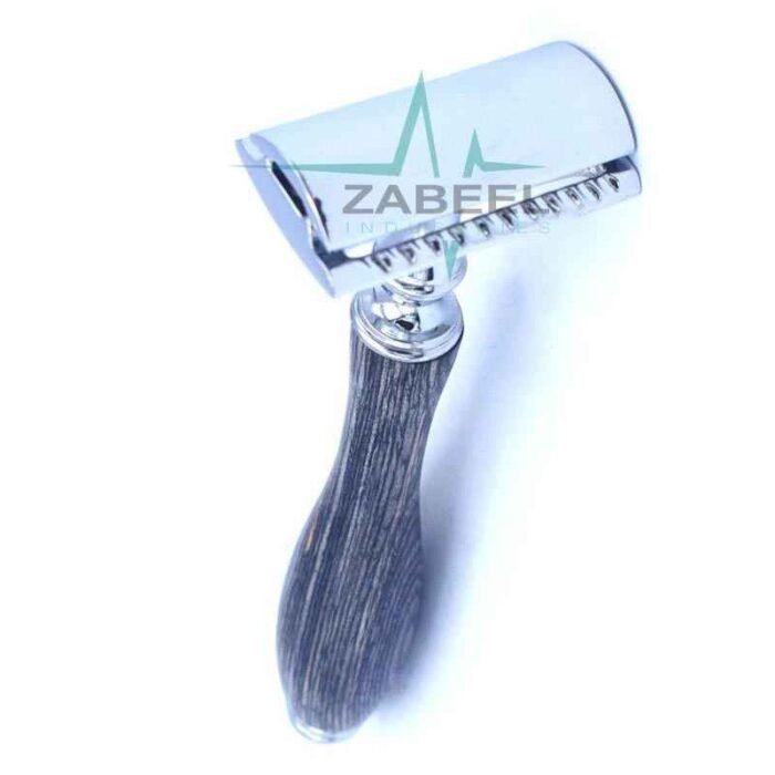 Mens Metal Shaving Bamboo Wood Handle ZaBeel