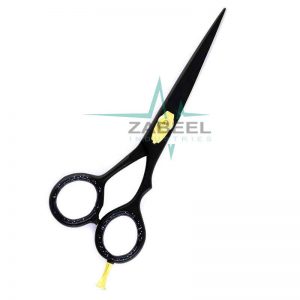 Professional Barber Scissors Shears with Comb Black Color ZaBeel