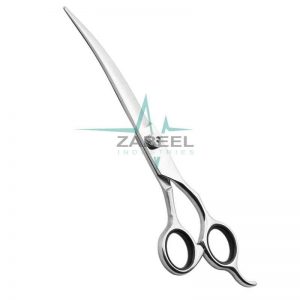 Professional Curved Blade Pet Grooming Scissors ZaBeel