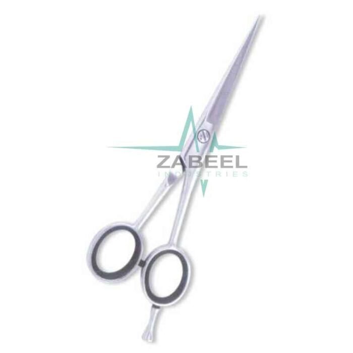 Professional Cutting Scissors With Razor Edge Silver Color ZaBeel