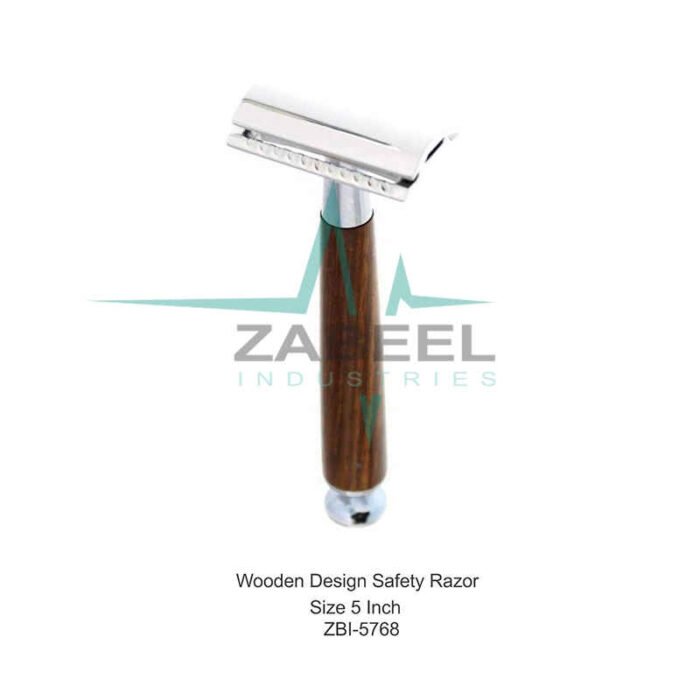 Wooden Design Safety Razor Zabeel