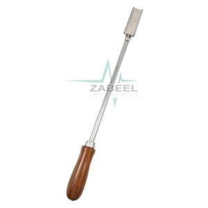 Dental Floats Rasp Wooden Handle Straight Zabeel