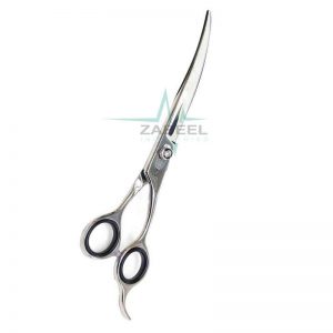 Downward Curved Pet Grooming Scissors Zabeel