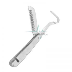 Hoof Knife Hook+Comb Folding Zabeel