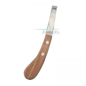 Hoof Knife Wide Blade Economy (Stainless Steel) Zabeel