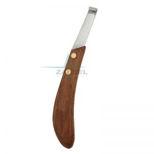 JC Shorty Knife Sharp Edge Wood Handle Zabeel