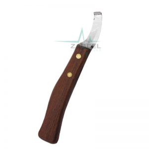 Professional Cut Right Knife Sharp Edge Wood Handle Zabeel