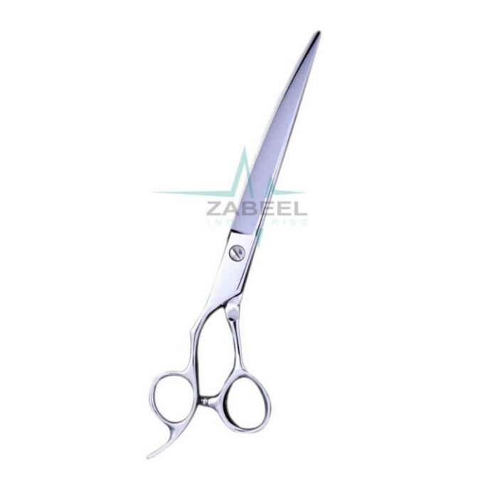 Professional Dog Hair Grooming Shears Curved Down Zabeel