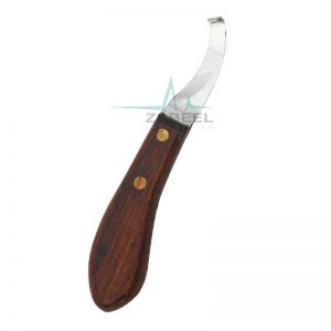 Professional Hoof Knife Regular Wood Handle Zabeel