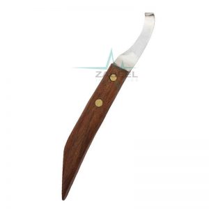 Professional Legend Knife Sharp Edge Wood Handle Zabeel