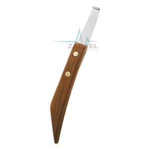 Professional Viper Knife Sharp Edge Wood Handle Zabeel