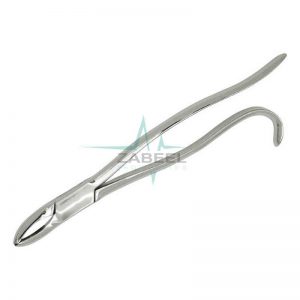 Tooth Forceps Curved Handle Zabeel